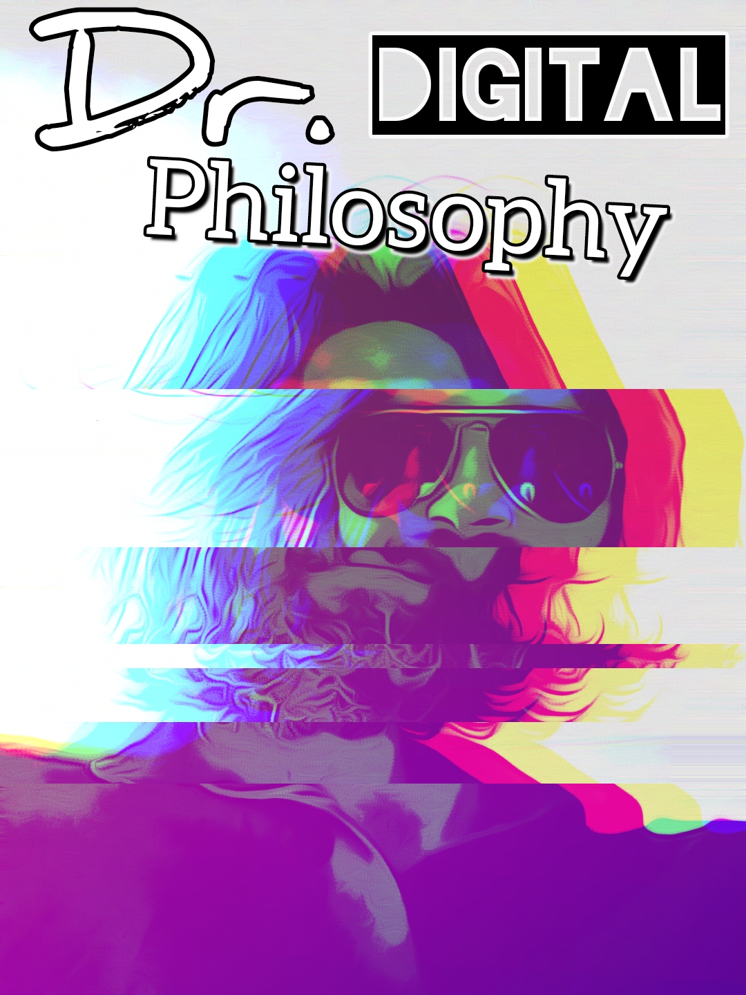 Dr. Digital Philosophy selfie during logo design