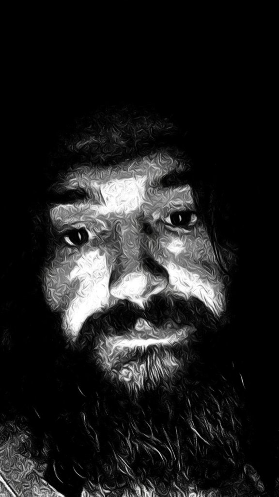 Dr. Digital Philosophy Logo Self Image Black and White