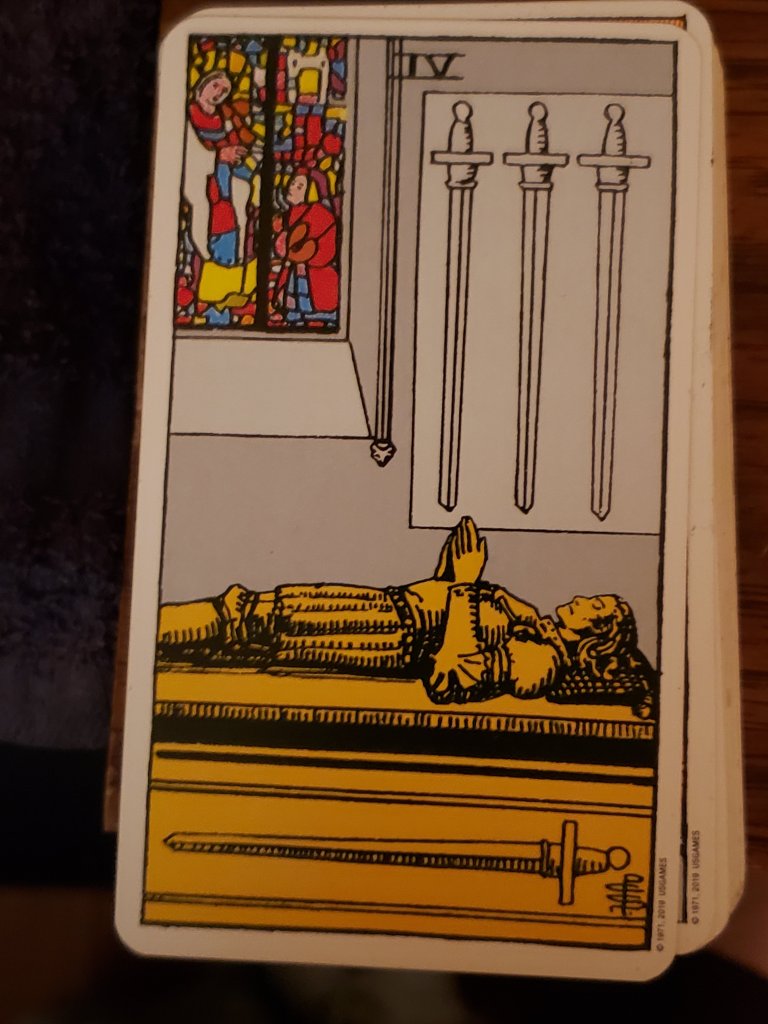 Tarot Card from the Rider Waite Tarot Deck