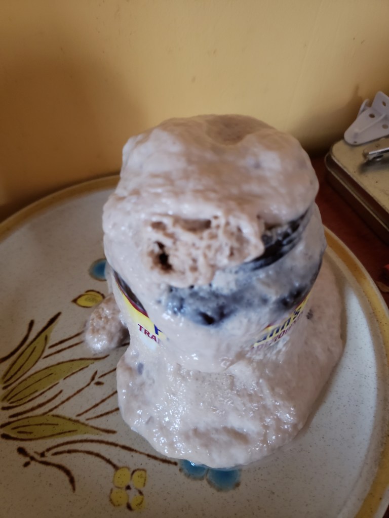 Yeast foaming while activated 