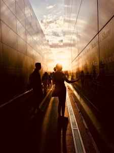 Wall of remembering names Stock Photography 