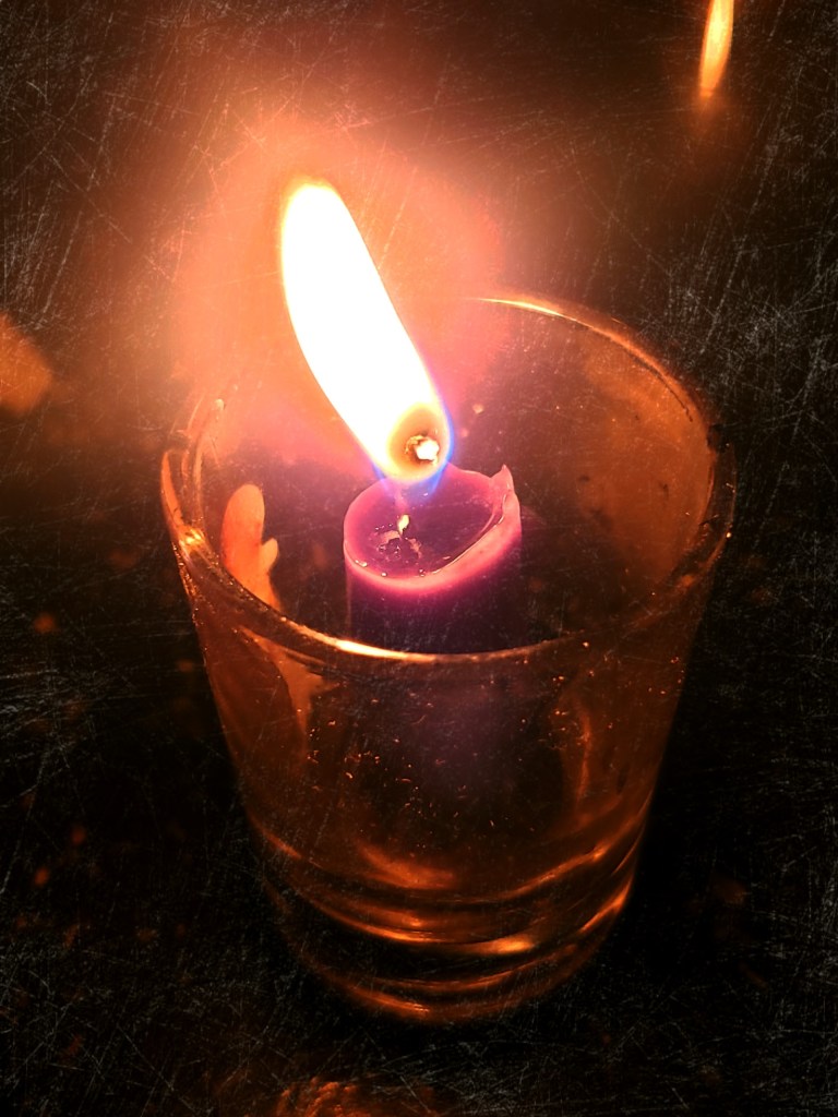 Candle Image During Chapter One of the darkness Original Photography Edited by Dr. Digital Design 2021