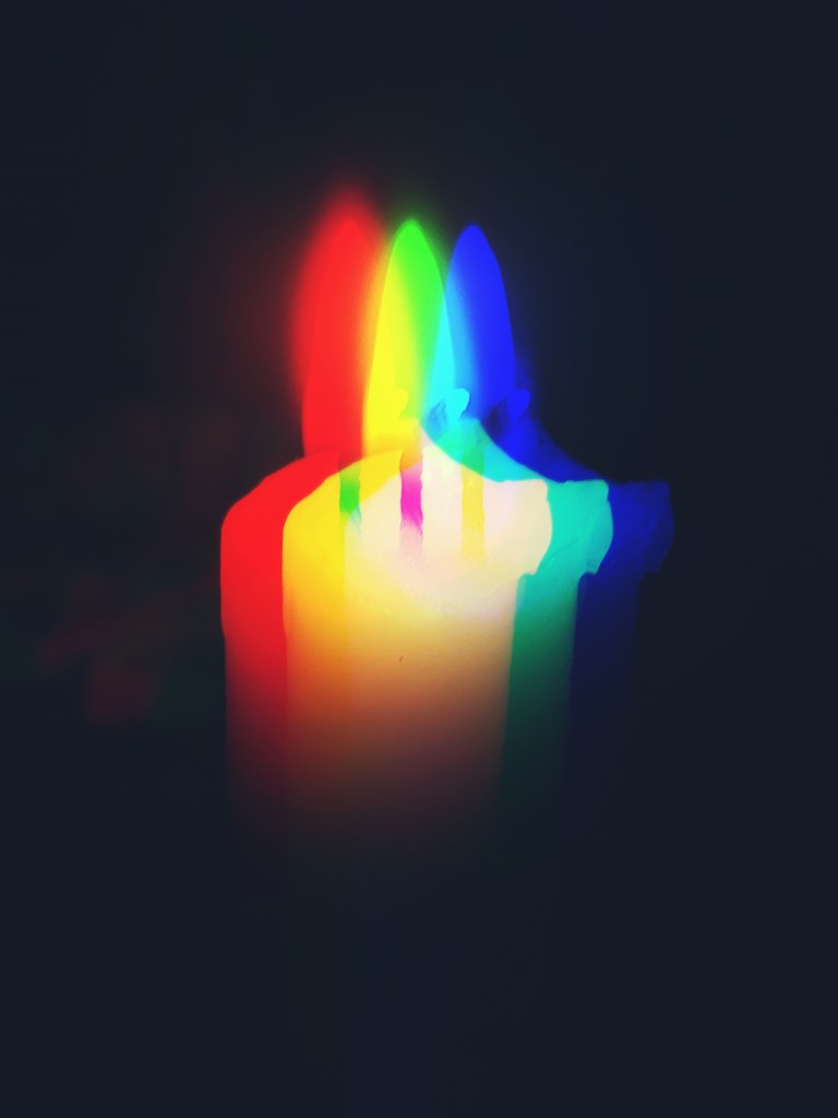 Candle burning that is glitched and edited by Dr. Digital Philosophy