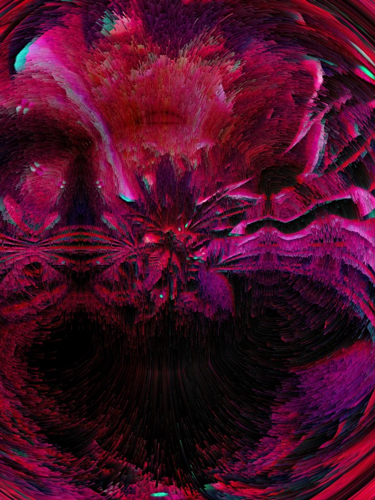 Digital Art using Cannabis Plants to create 