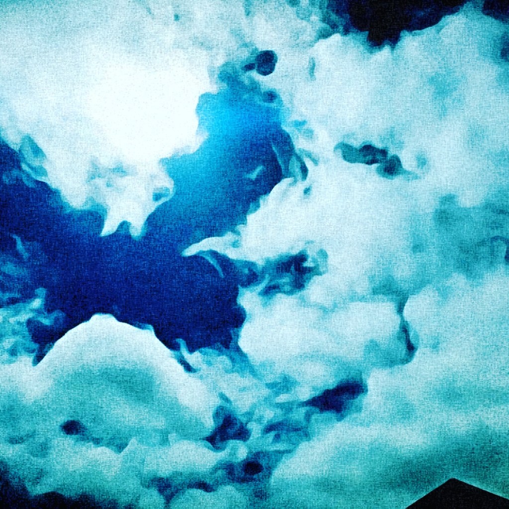 Sky photograph with clouds and blue sky edited 