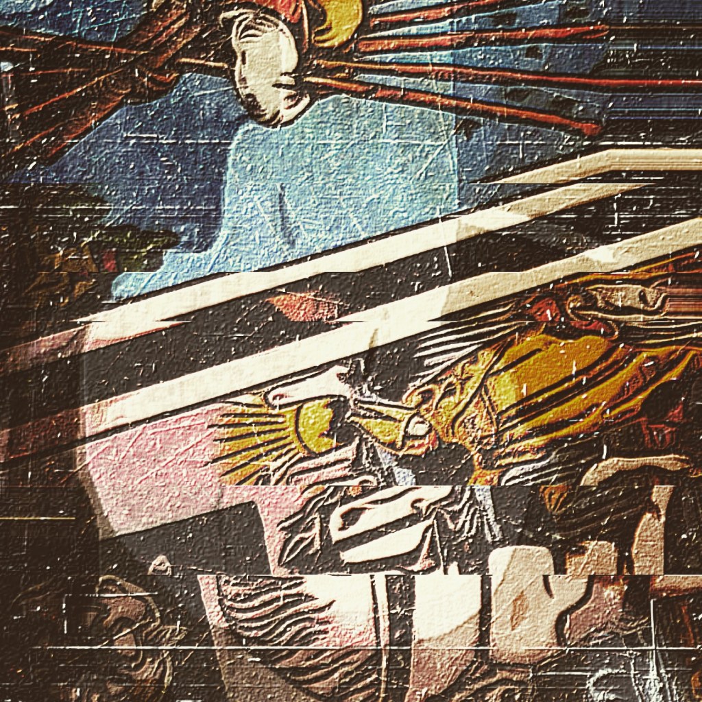 Tarot spread of ten of wands and death reversed from the Rider Waite Tarot Deck 2021-2022 edited