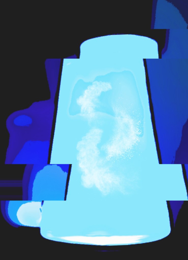 Edited image of a Lava lamp 2022