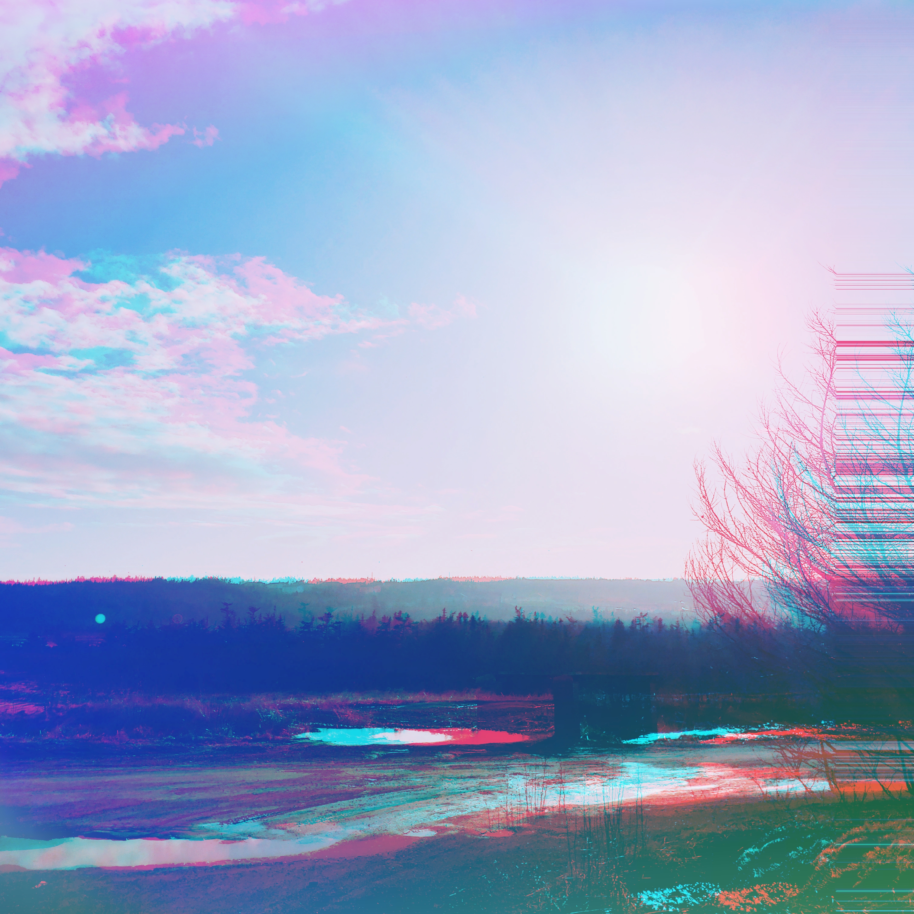 Edited scenery image of spring by Dr Digital Philosophy during April 2021-2022