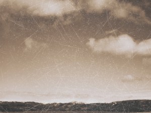 Edited scenery image from sky and hills