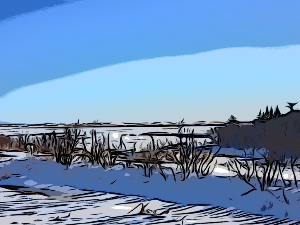 Edited scene of a beautiful spring day 2022