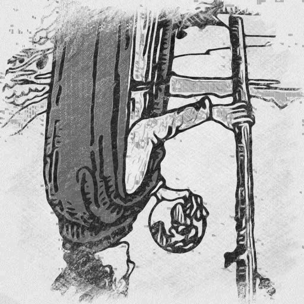 The two of wands reversed from the Rider Waite Tarot Deck edited by Dr Digital Philosophy during April 2022