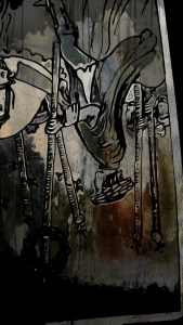 The six of wands from the Rider Waite Tarot Deck edited by Dr Digital Philosophy 2021-2022