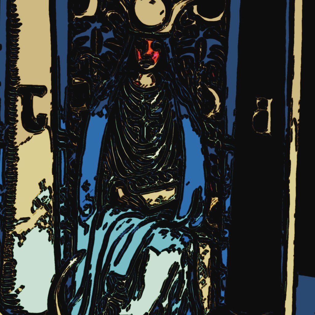 The Reflection Digital Tarot Art from the Rider Waite Tarot Deck 2022