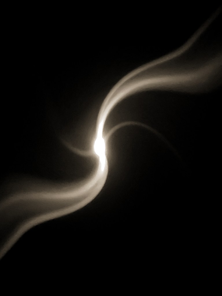 Edited image of waxing gibbous moon during April 2022